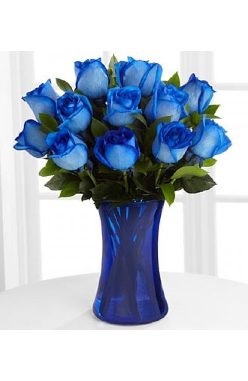 Rosas Azules 12 - Floreria A Domicilio